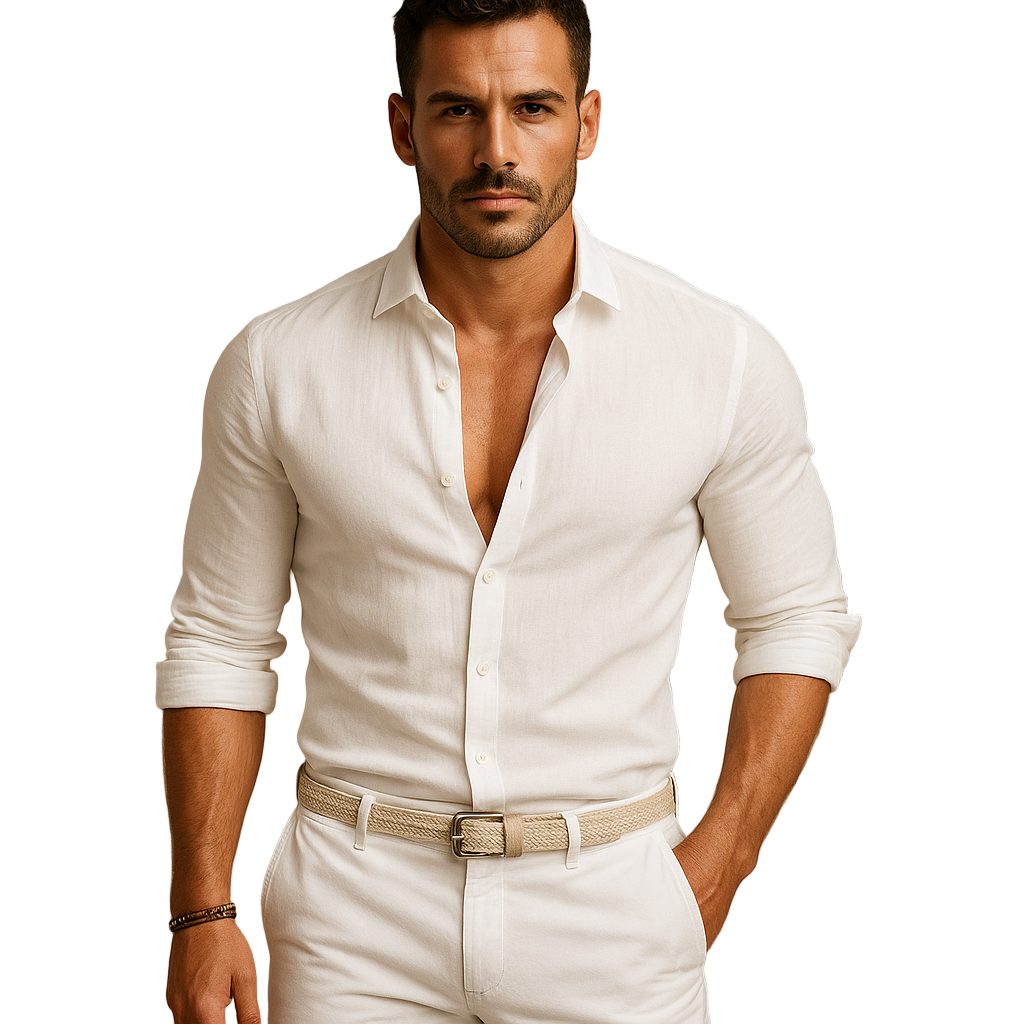 Men's Lightweight Button-Down Shirt | Breathable Classic Collar | Owen