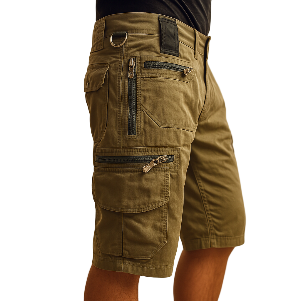 Men's Short Cargo Shorts | Relaxed Fit Multi-Pocket Design | Brandon