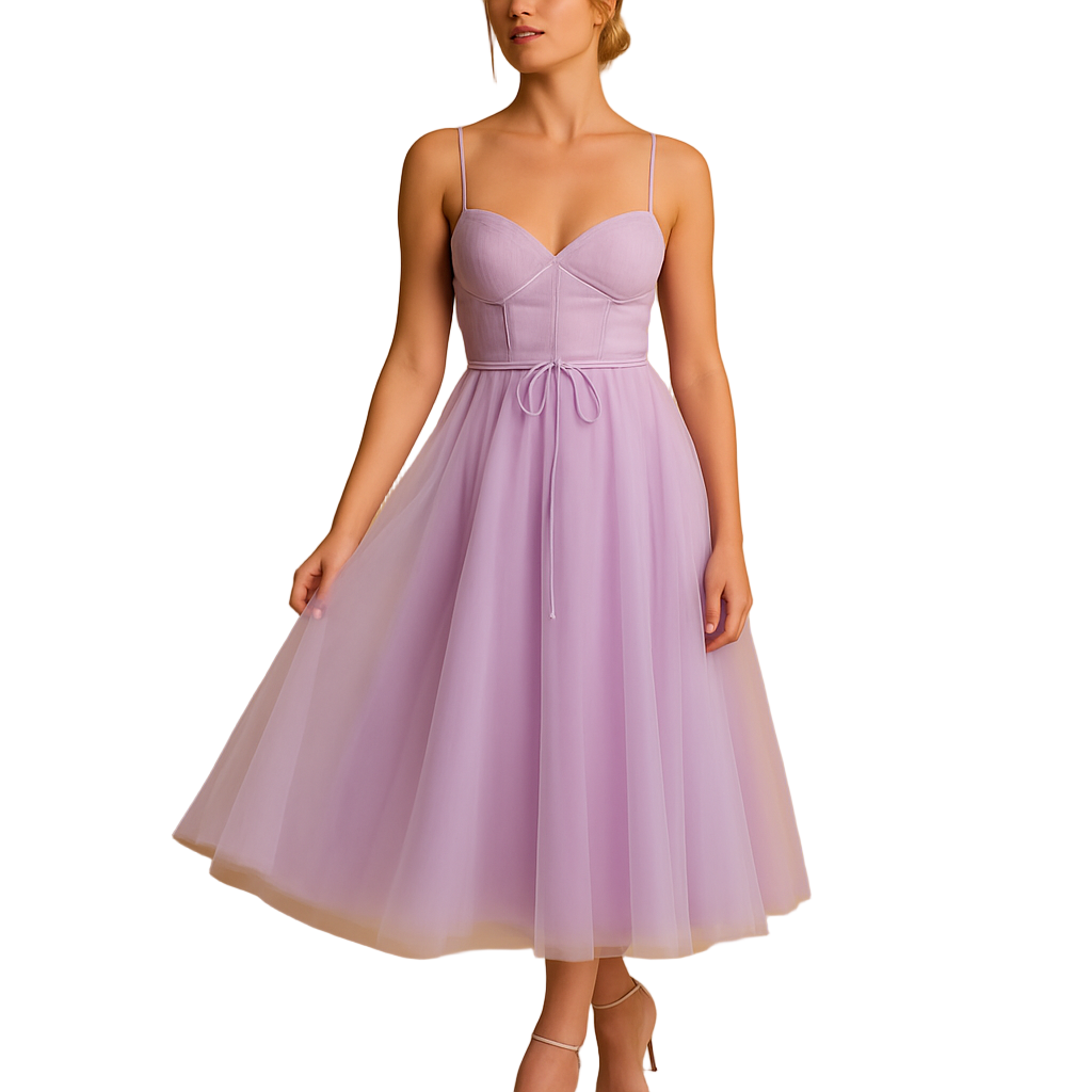 Women's Sleeveless Chiffon Maxi Dress | Tulle Overlay Formal Gown | Amara