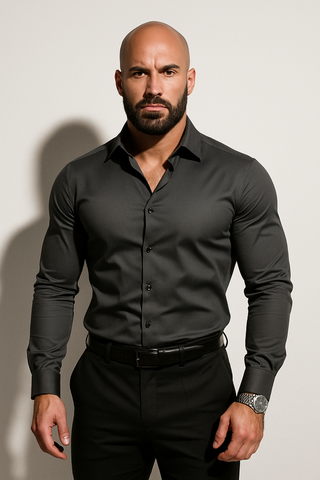 Tailored Modern Dress Shirt | Structured Simplicity