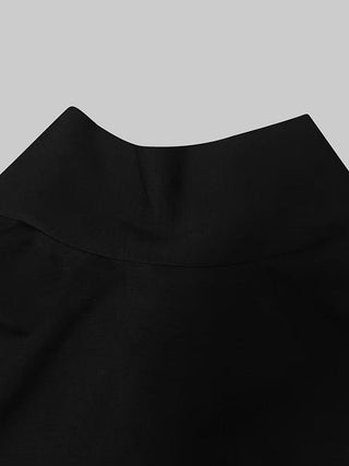 Loose Puff Sleeve Split-Side Maxi Dress | Noirelle