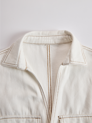 Retro Tassel Spliced Denim Mini Dress | Lucy