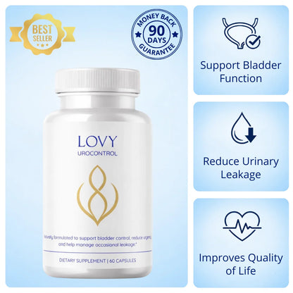 UroControl - Naturally Improves Bladder Leaks, Urgency and Nighttime Bathroom Trips