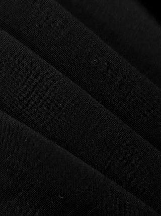 Loose Puff Sleeve Split-Side Maxi Dress | Noirelle