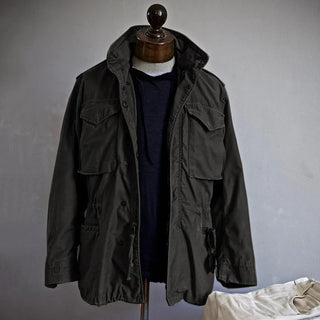 Classic Military Field Jacket | Timeless Structured Design