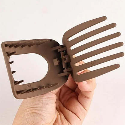 Elegantná matná jednofarebná sponka do vlasov