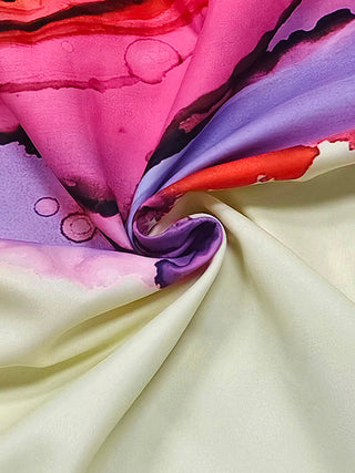 Floral Pleated Tie-Waist Midi Shirt Dress | Elowen