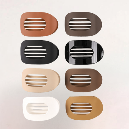 Elegantná matná jednofarebná sponka do vlasov