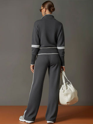 Retro Sporty Webbing Half-Zip Set | Aria