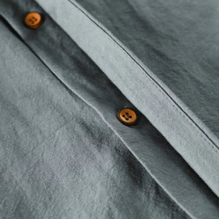 Japanese-Inspired Button Shirt – Refined Minimal Silhouette | Apollo