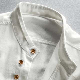 Japanese-Inspired Button Shirt – Refined Minimal Silhouette | Apollo