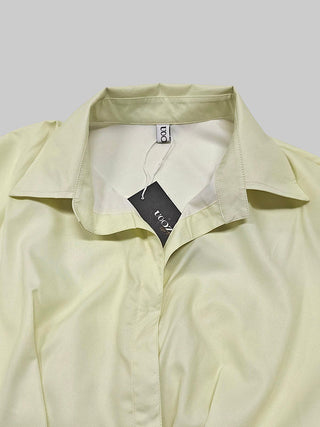 Floral Pleated Tie-Waist Midi Shirt Dress | Elowen