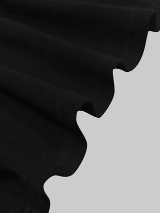 Loose Puff Sleeve Split-Side Maxi Dress | Noirelle