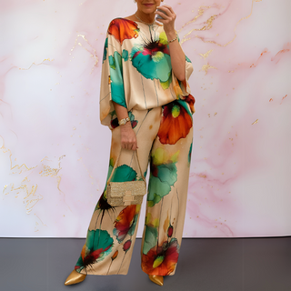 Satin Two-Piece Set – Refined Statement Silhouette | Moniek