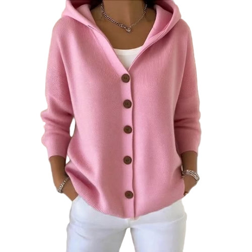 Hooded Breeze Cardigan | Lightweight Knit | Casual Layering Essential