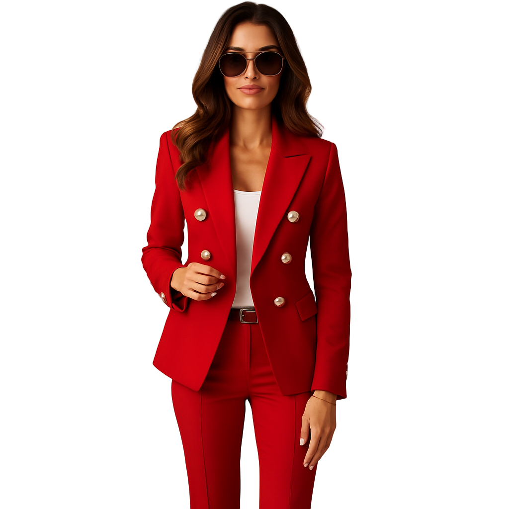 Women's Tailored Blazer & Trouser Suit Set | Formal Office Wear | Milou