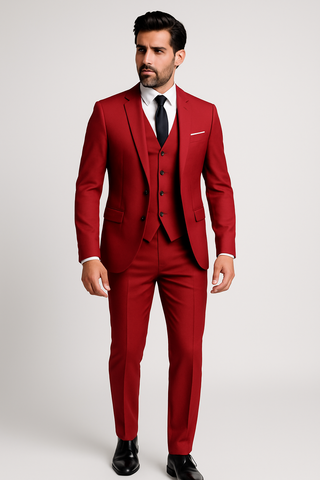 Premium Wool 3-Piece Suit Set | Victor
