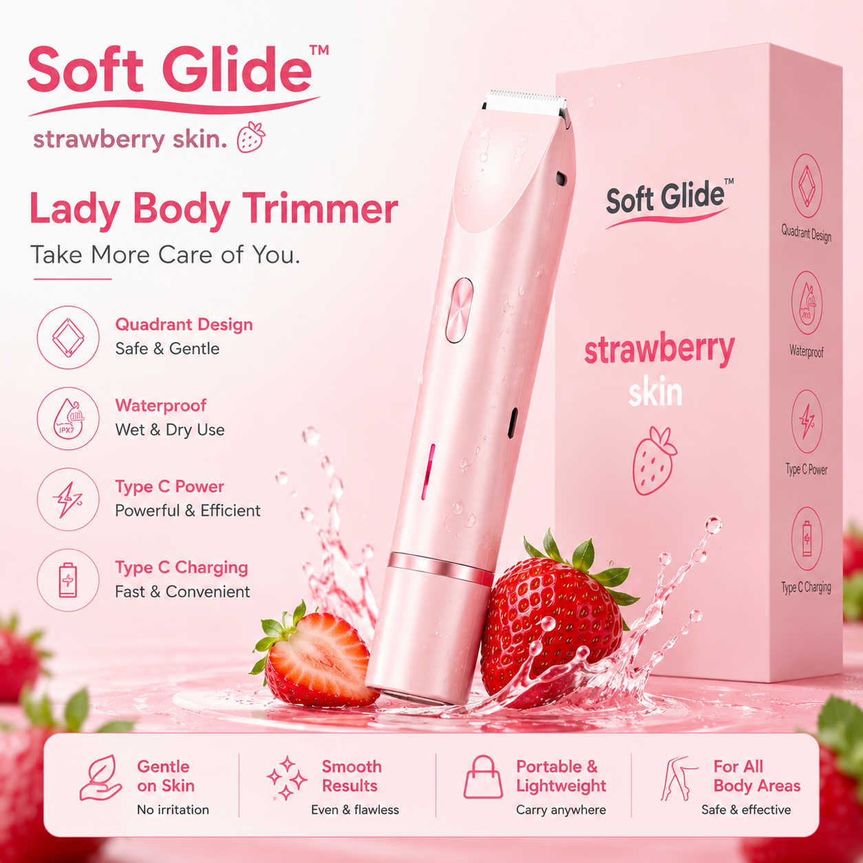 SoftGlide | Premium Electric Razor for a Perfect Shave Every Time
