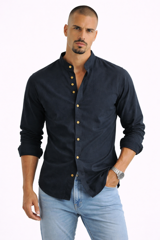 Japanese-Inspired Button Shirt – Refined Minimal Silhouette | Apollo