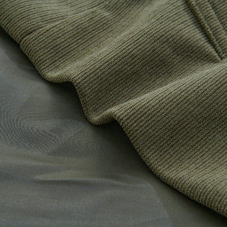 Emerson Corduroy Coat – Slim Fit with Stand Collar