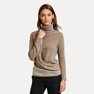 Soft Turtleneck Sweater – Refined Seasonal Silhouette | Emmeline