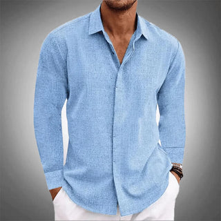 Ethan Signature Linen Long Sleeve Shirt