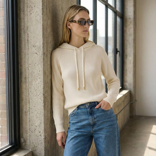 Downtown Classic Cashmere Blend Hoodie | Arlisse