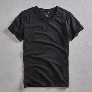 Riku Cotton Vintage T-Shirt | Japanese Minimal Essential