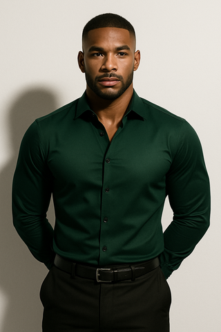 Tailored Modern Dress Shirt | Structured Simplicity