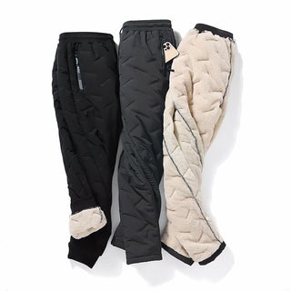 Leila Women’s Thermal Pants – Waterproof Winter Joggers with Soft Sherpa Lining & Zippered Pockets