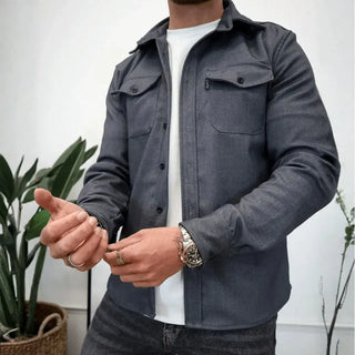 Alden Structured Long-Sleeve Overshirt | LS