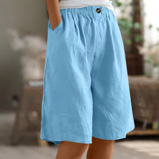 Relaxed Mid-Thigh Comfort Shorts | Renee