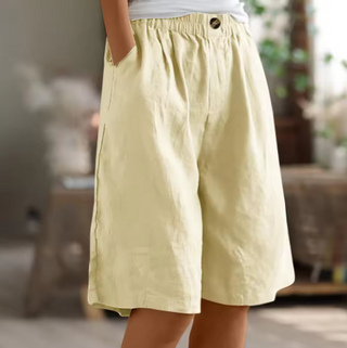 Relaxed Mid-Thigh Comfort Shorts | Renee