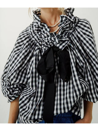 Bellarine Puffed Cotton Blouse