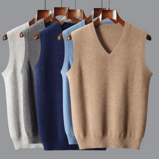 The Amari V-Neck Knit Vest | LS