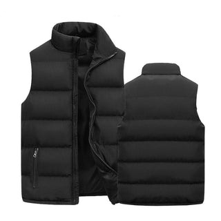 Hugo Men’s Quilted Bodywarmer – Elegant Padded Vest with Warm Lining & Zippered Pockets