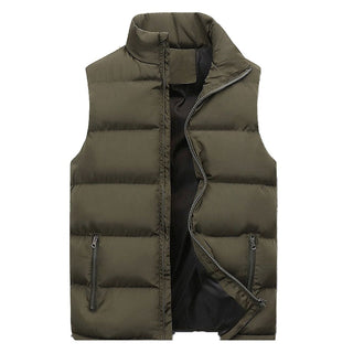 Hugo Men’s Quilted Bodywarmer – Elegant Padded Vest with Warm Lining & Zippered Pockets