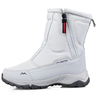 Waterproof Insulated Snow Boots with Side Zip | Norevia