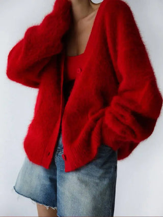 Hässleholm Oversized Knit Cardigan