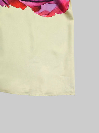 Floral Pleated Tie-Waist Midi Shirt Dress | Elowen