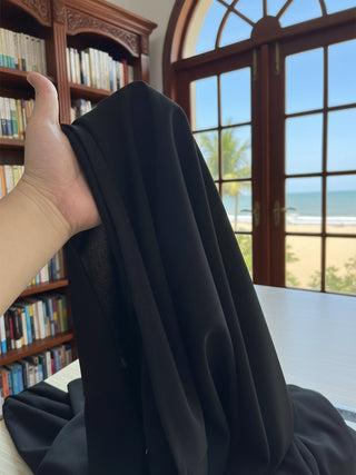 Deep V-Neck Long Sleeve Bodycon Maxi Dress | Noire