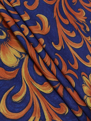 Floral Buttoned Lapel Blouse | Arlena