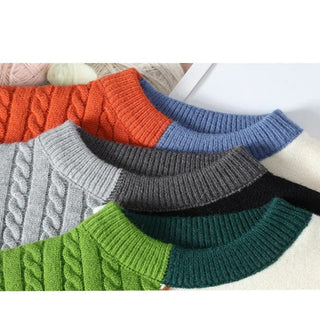 Vanguard Patchwork Knit Sweater