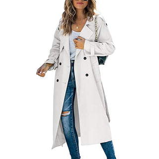Zara Long Trench Coat | Timeless Transitional Layer