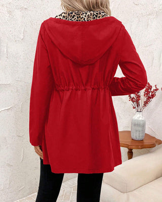 Reversible Leopard Print Coat | Aleah