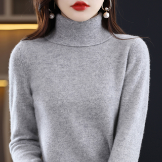 Emmie Cashmere Turtleneck Sweater – Premium Soft Knit with Lightweight Warmth