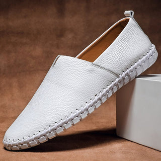 Jack Washington Minimal Genuine Leather Loafers | Timeless Slip-On Design