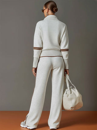 Retro Sporty Webbing Half-Zip Set | Aria