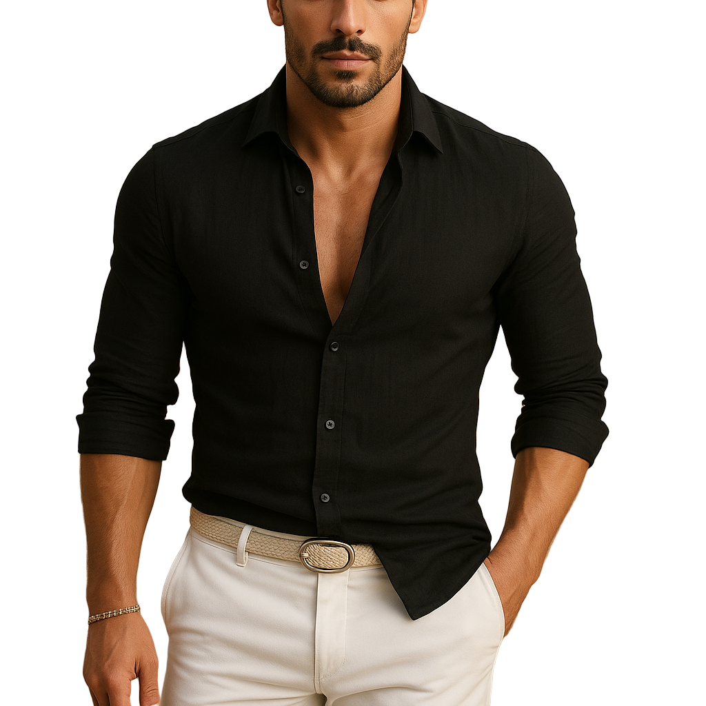 Men's Lightweight Button-Down Shirt | Breathable Classic Collar | Owen