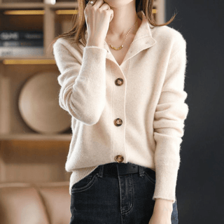 Cashmere Button Cardigan | Darla